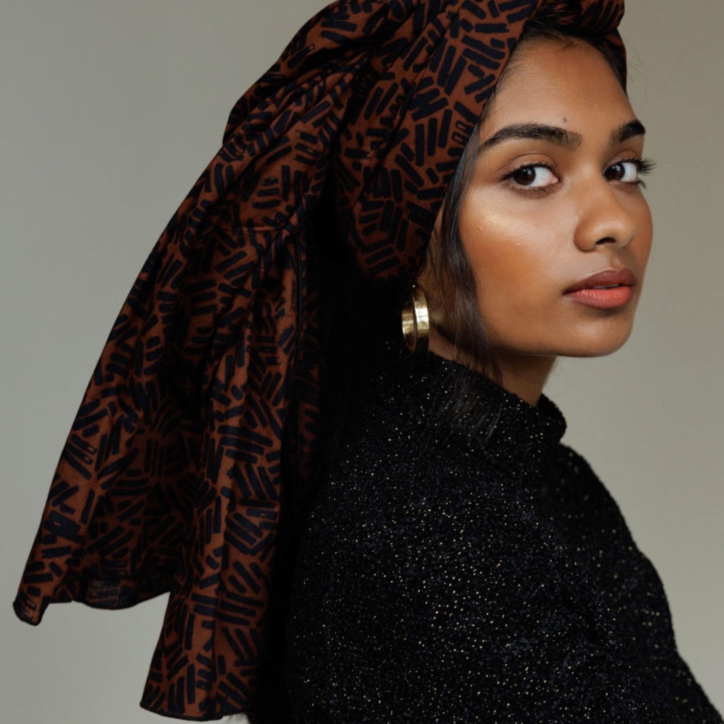 The Wrap Life Batik Printed Head Wrap