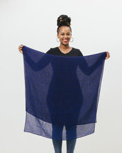 Printed Pleated Head Wrap in Essence