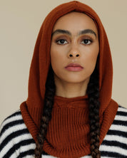 Satin Lined Balaclava in Paprika
