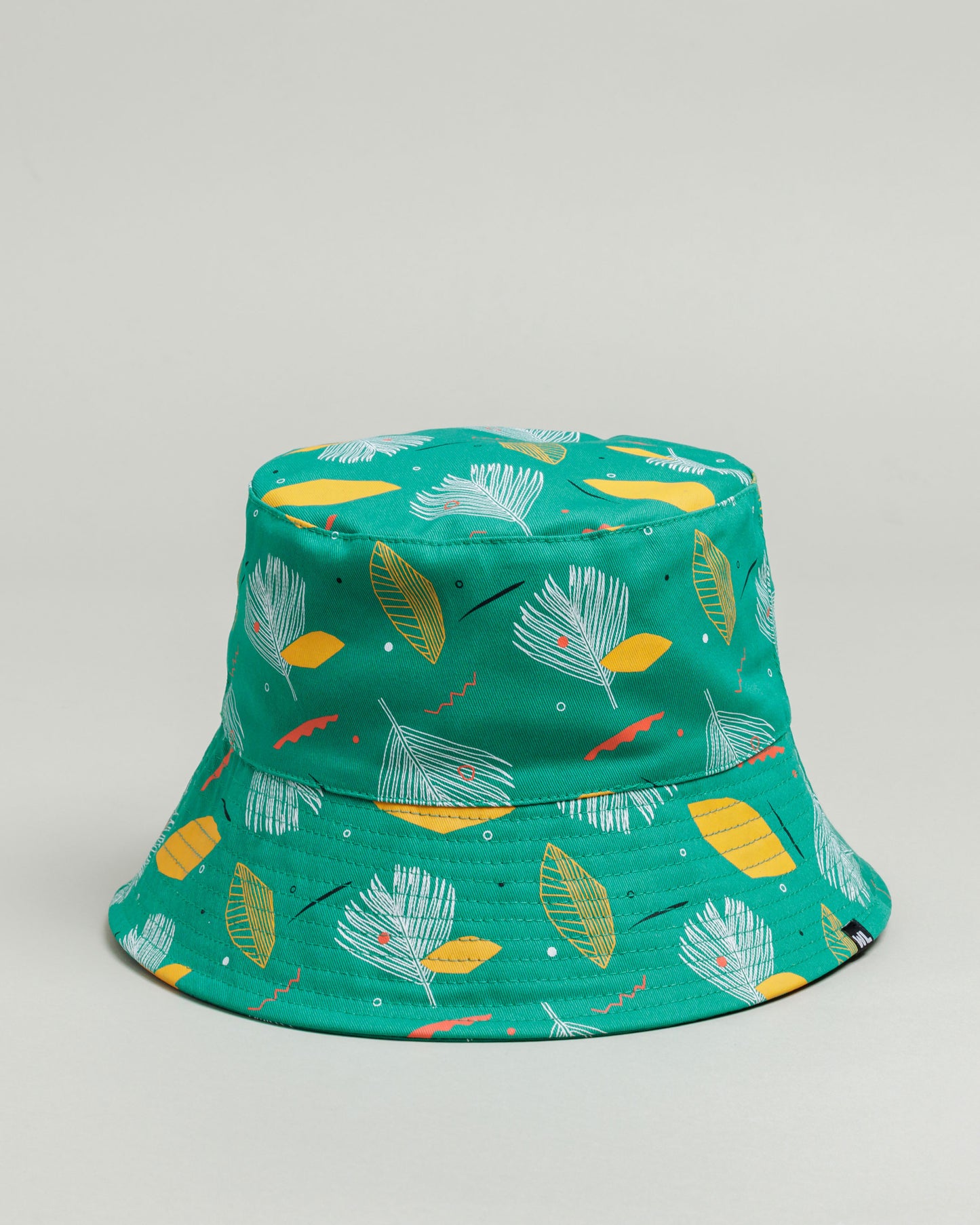 Satin Lined Printed Bucket Hat in Flora