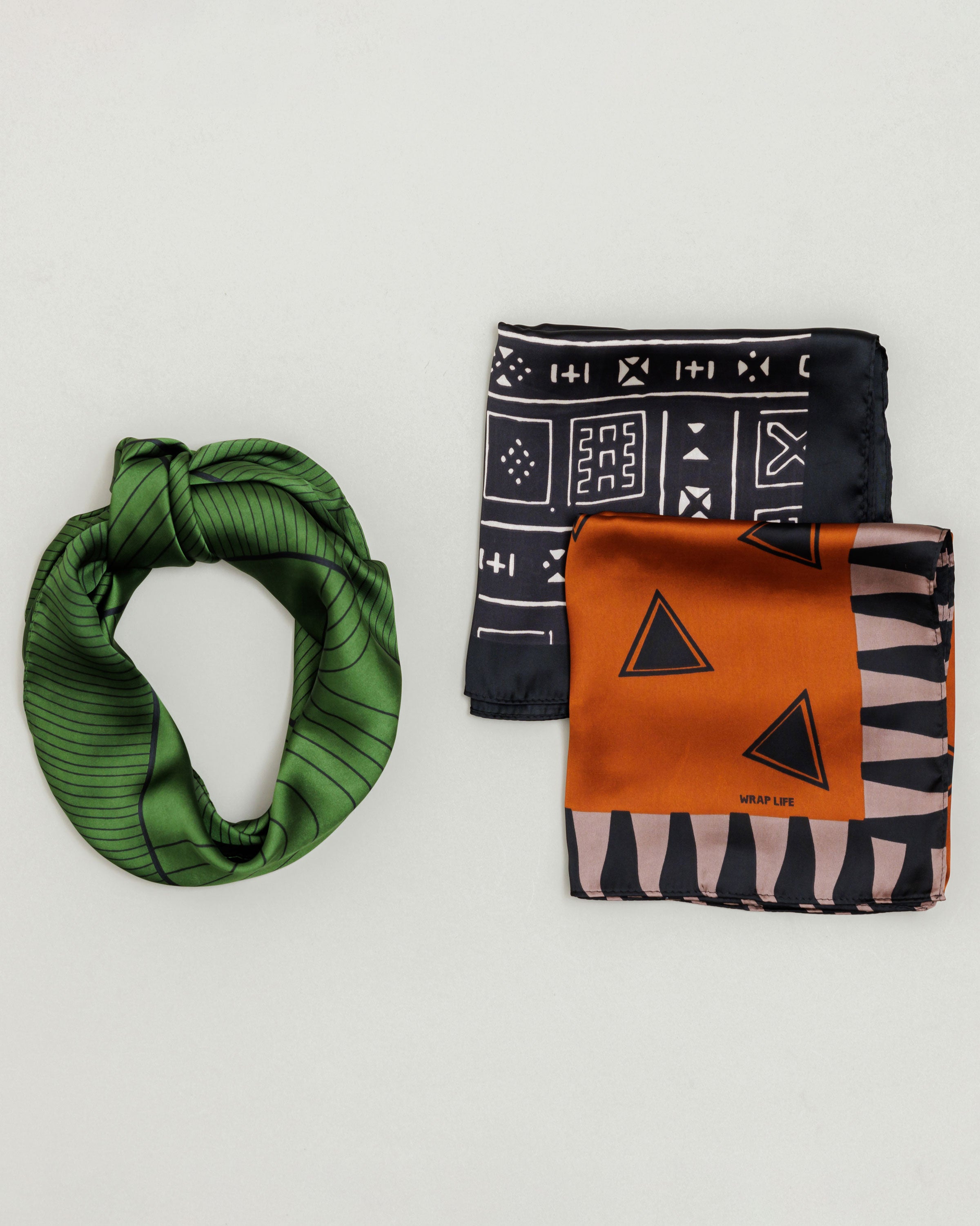 Satin Head Scarf Bundle