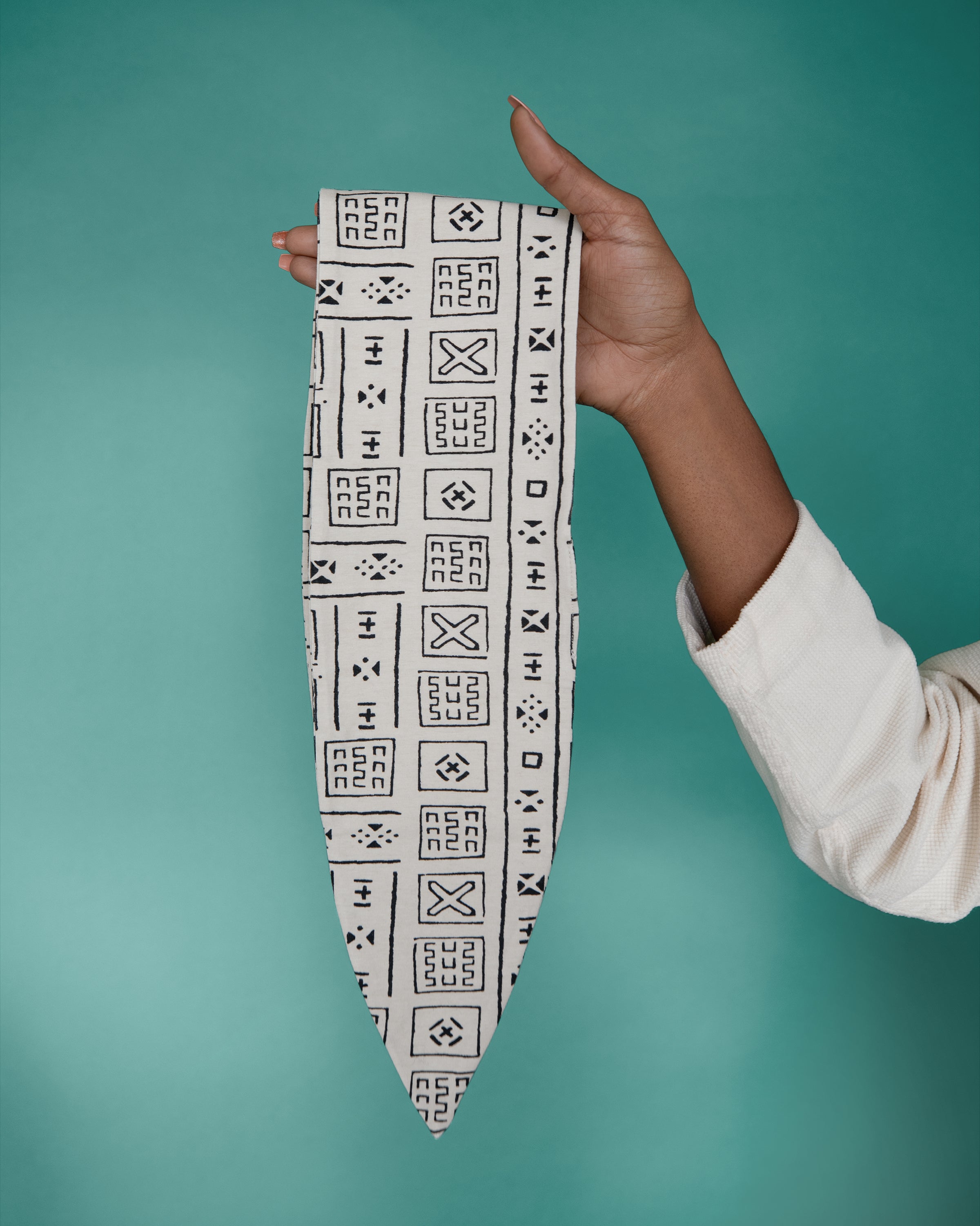 Printed Stretch Bandie in Sand Heritage