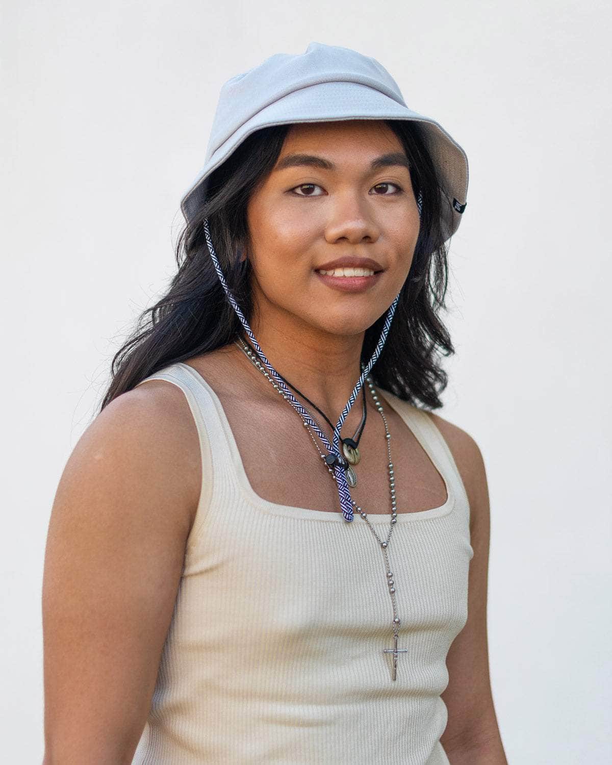 The Wrap Life WL Bucket Hat in Ash Grey Hat