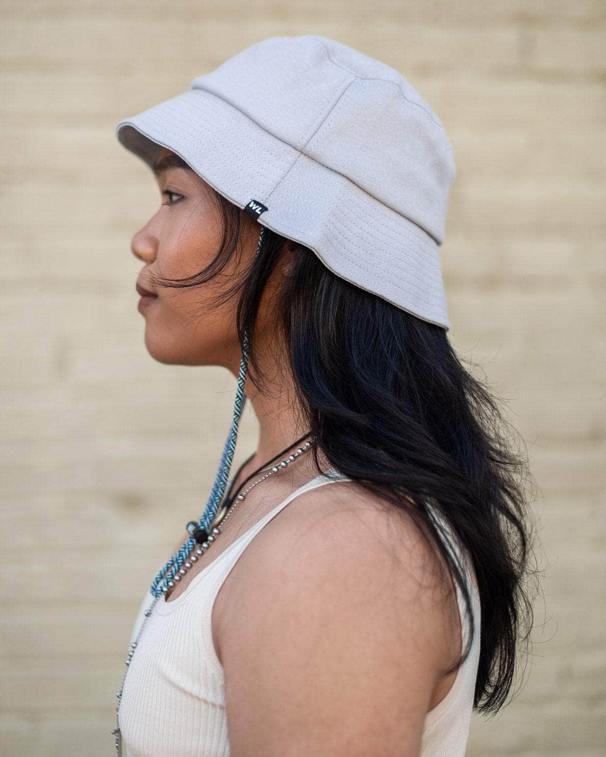 The Wrap Life WL Bucket Hat in Ash Grey Hat