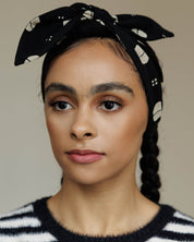Printed Stretch Bandie in Noire Amisha
