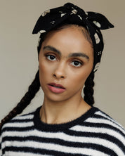 Printed Stretch Bandie in Noire Amisha