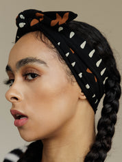 Printed Stretch Bandie in Noire Dewi