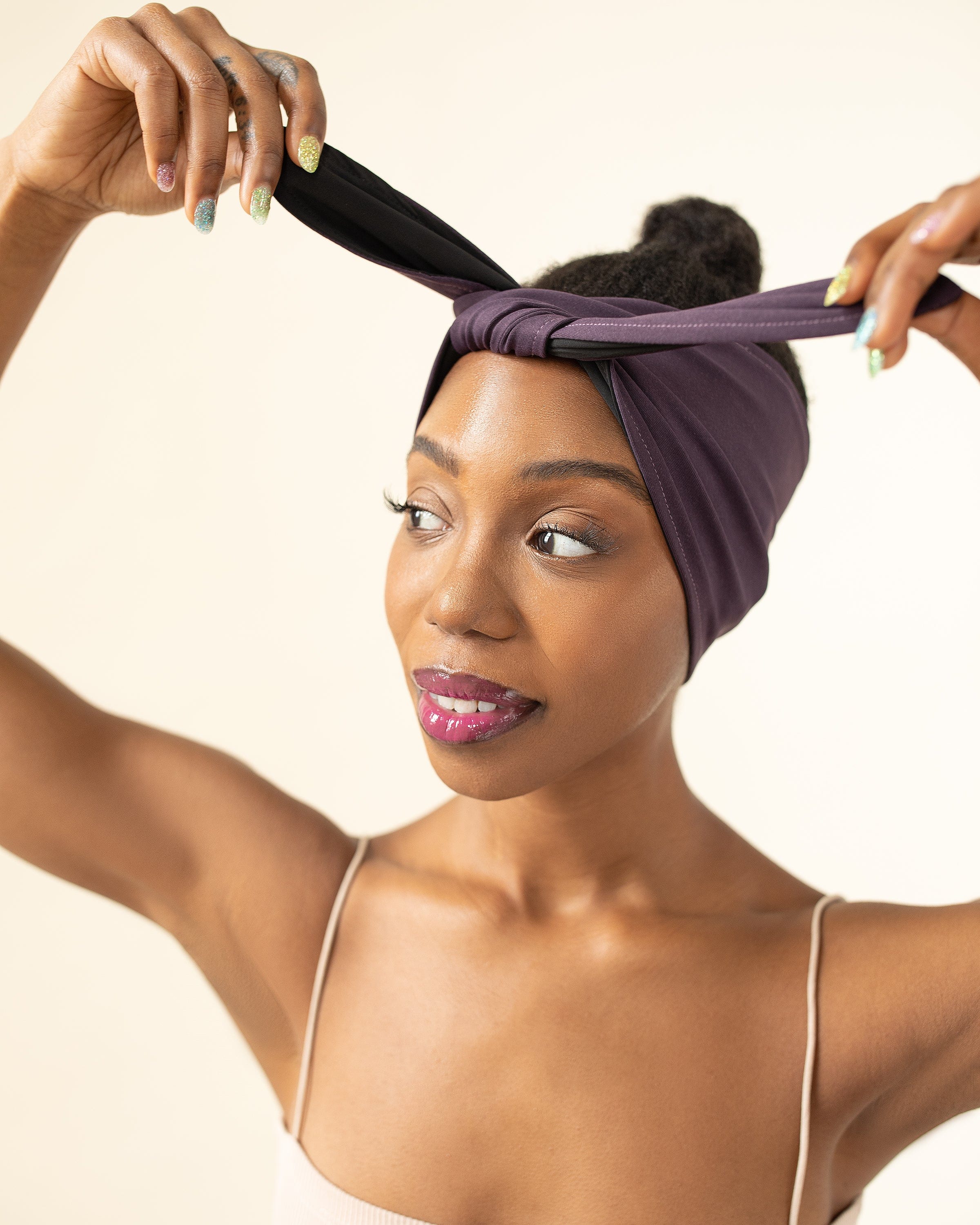 The Wrap Life Active Bandie in Violet Purple Bandie