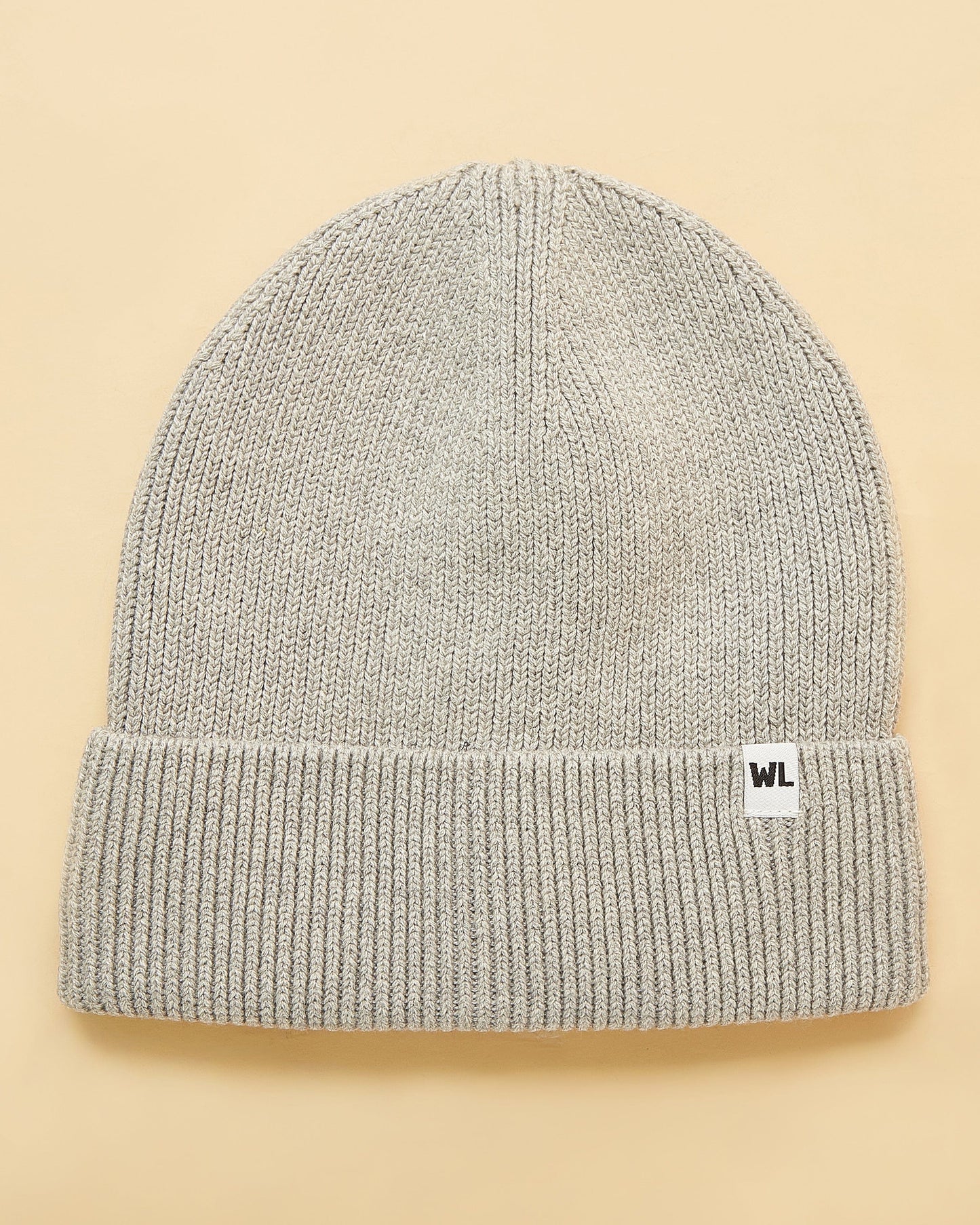 The Wrap Life Cuffed Satin Lined Beanie in Dove Grey Grey Hat