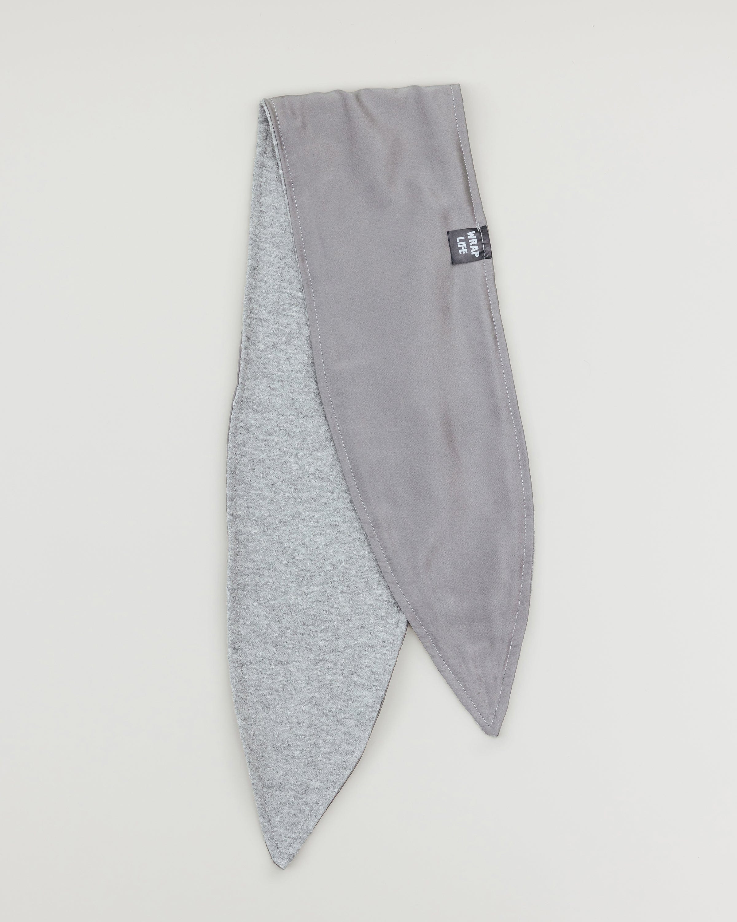 The Wrap Life Dainty Satin Lined Bandie in Grey Grey Bandie