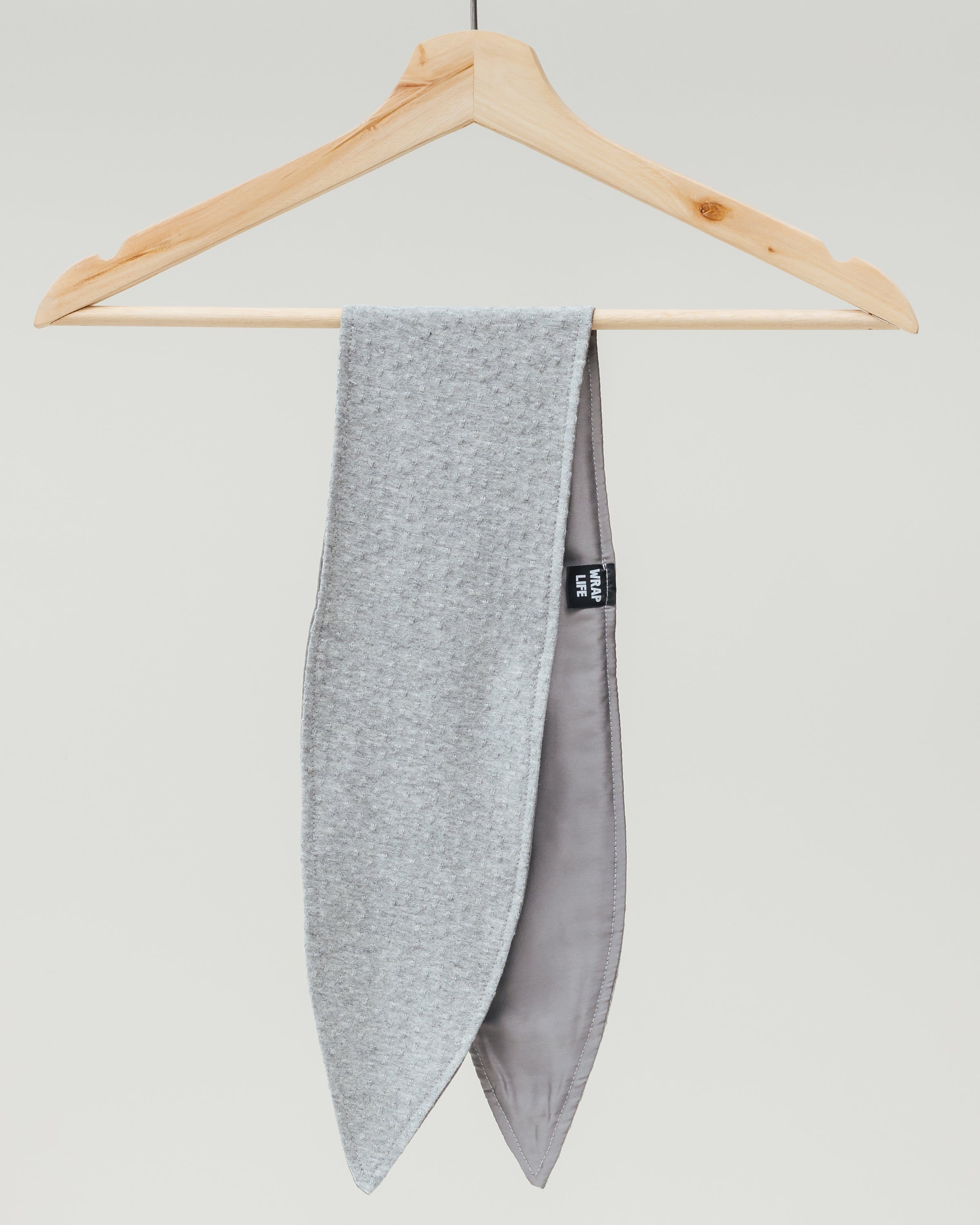 The Wrap Life Dainty Satin Lined Bandie in Grey Grey Bandie
