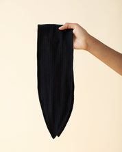 The Wrap Life Dainty Satin Lined Bandie in Onyx Black Bandie