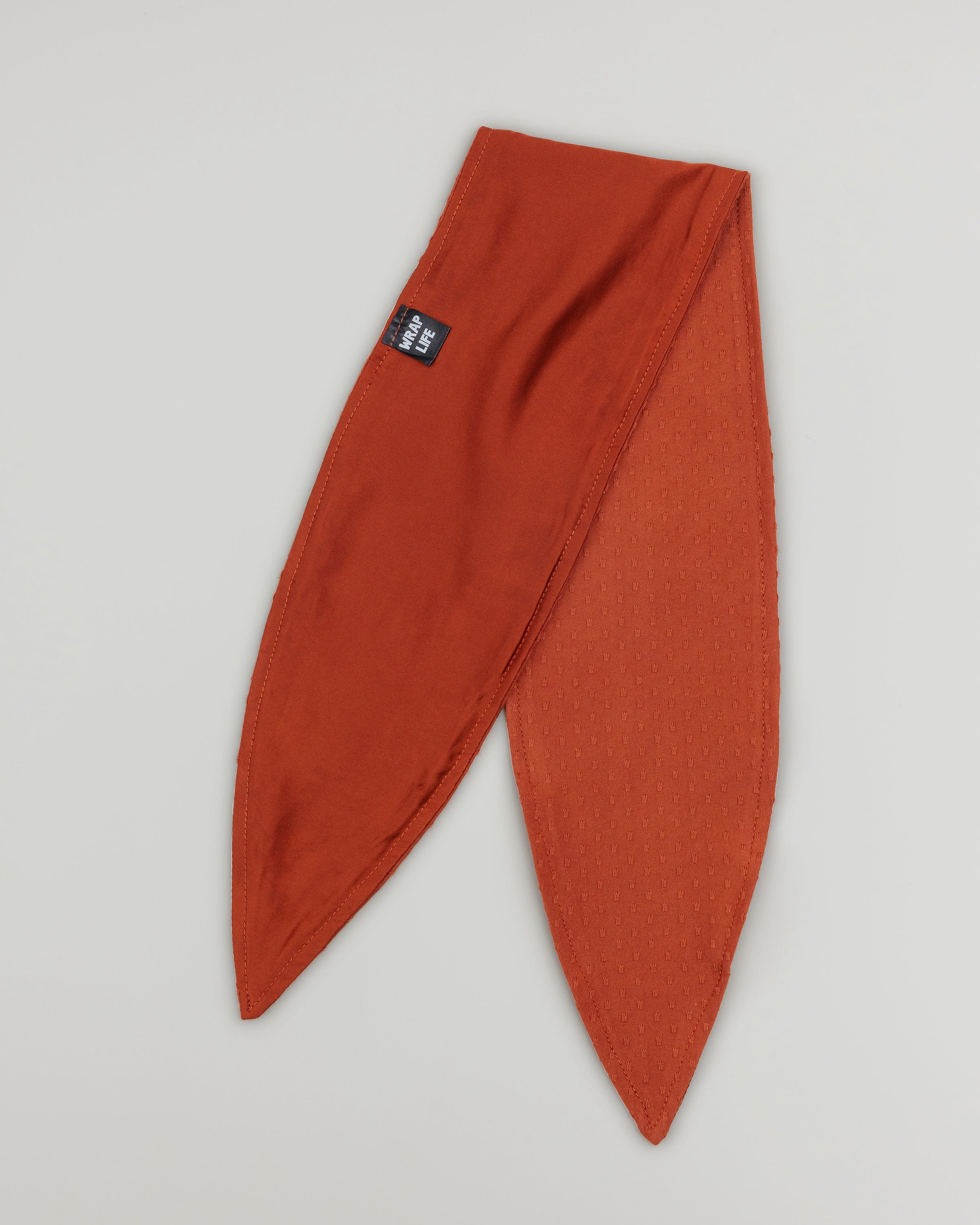 The Wrap Life Dainty Satin Lined Bandie in Sienna Brown Bandie