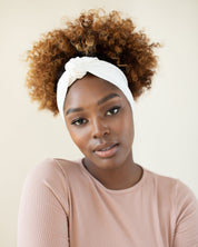 The Wrap Life Dainty Satin Lined Bandie in Tusk White Bandie