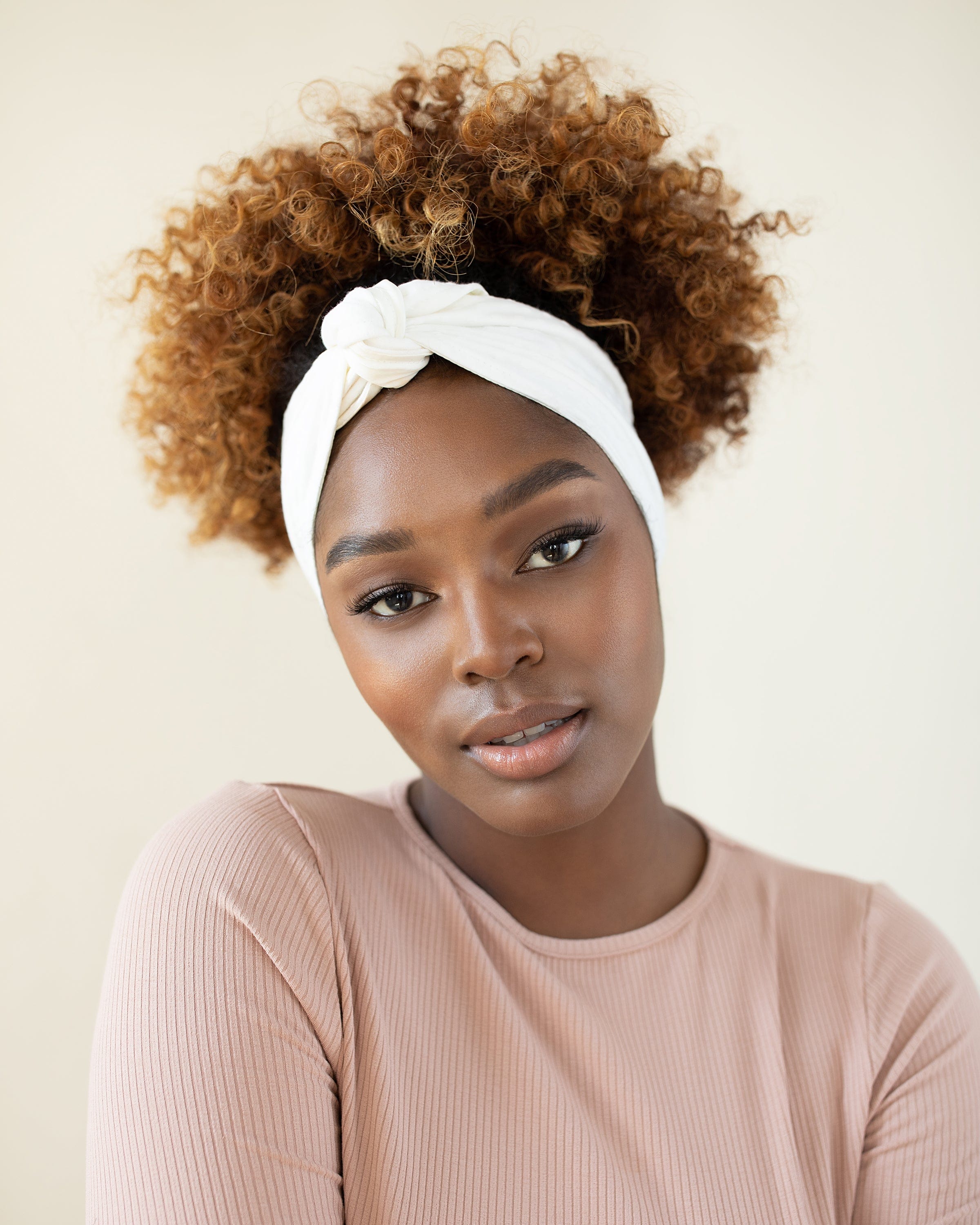 The Wrap Life Dainty Satin Lined Bandie in Tusk White Bandie