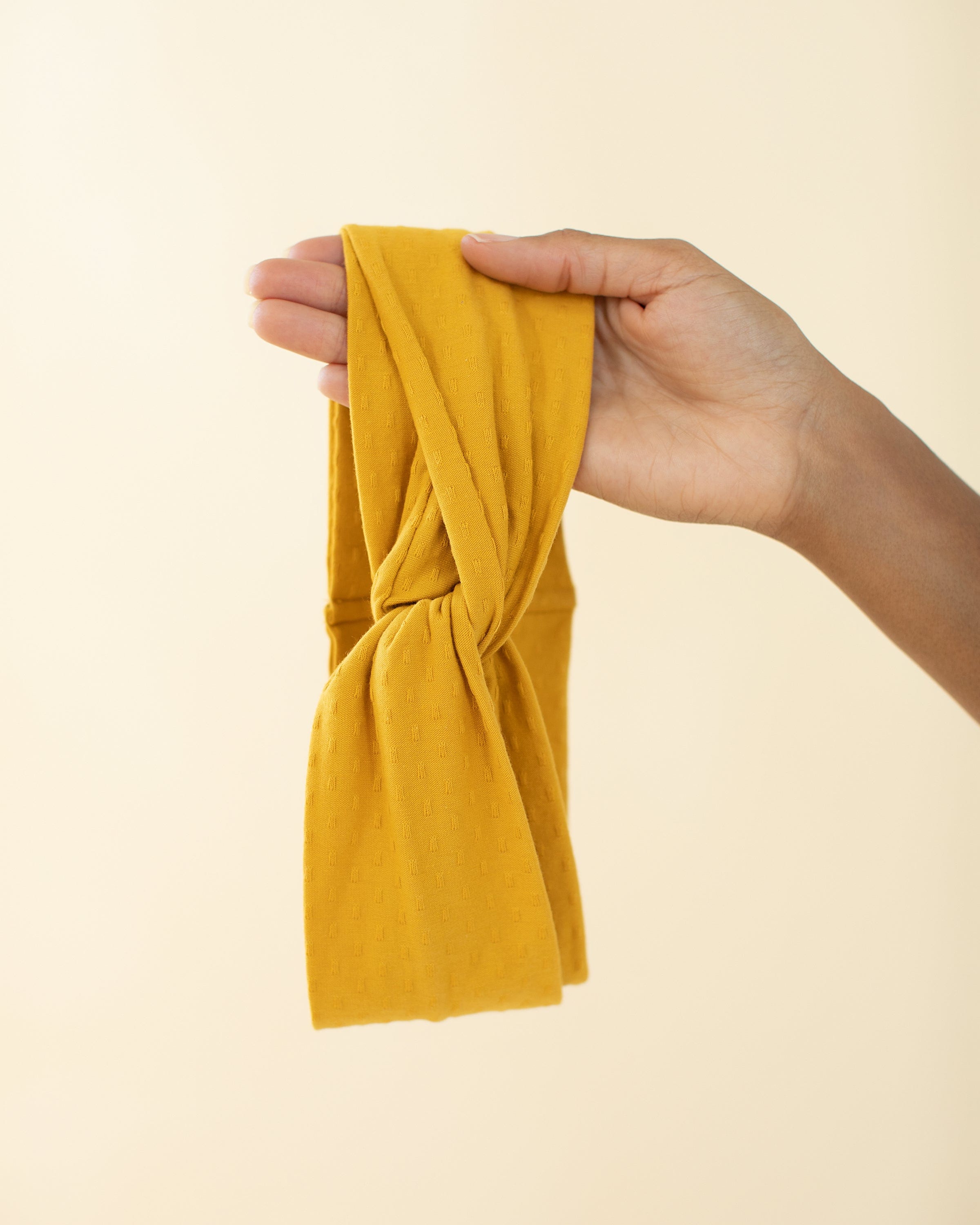 The Wrap Life Dainty Turbanette in Golden Yellow Turbanette