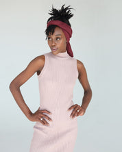 The Wrap Life Ribbed Head Wrap in Amaranth Purple Head Wrap