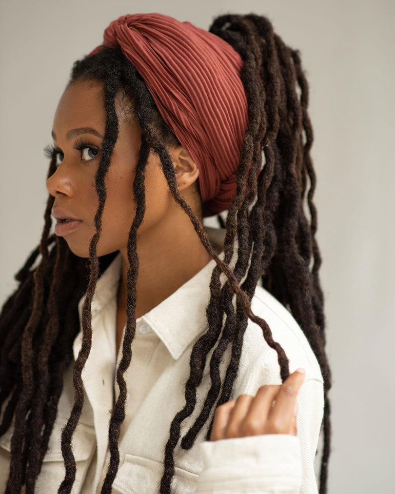 Front Twist w/ Locs – The Wrap Life
