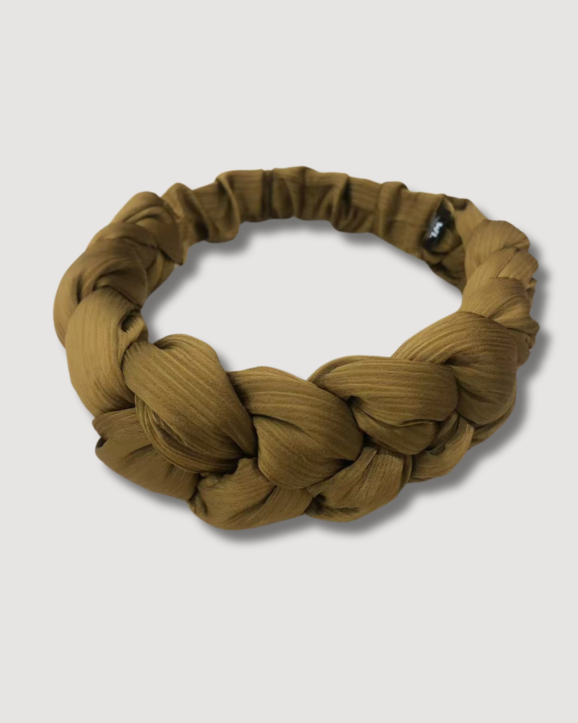 The Wrap Life Crown Braided Headband Yellow Gold