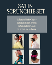 Satin Scrunchie Set