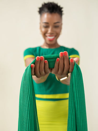 Pleated Head Wrap