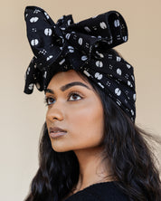 Batik Printed Head Wrap in Amisha