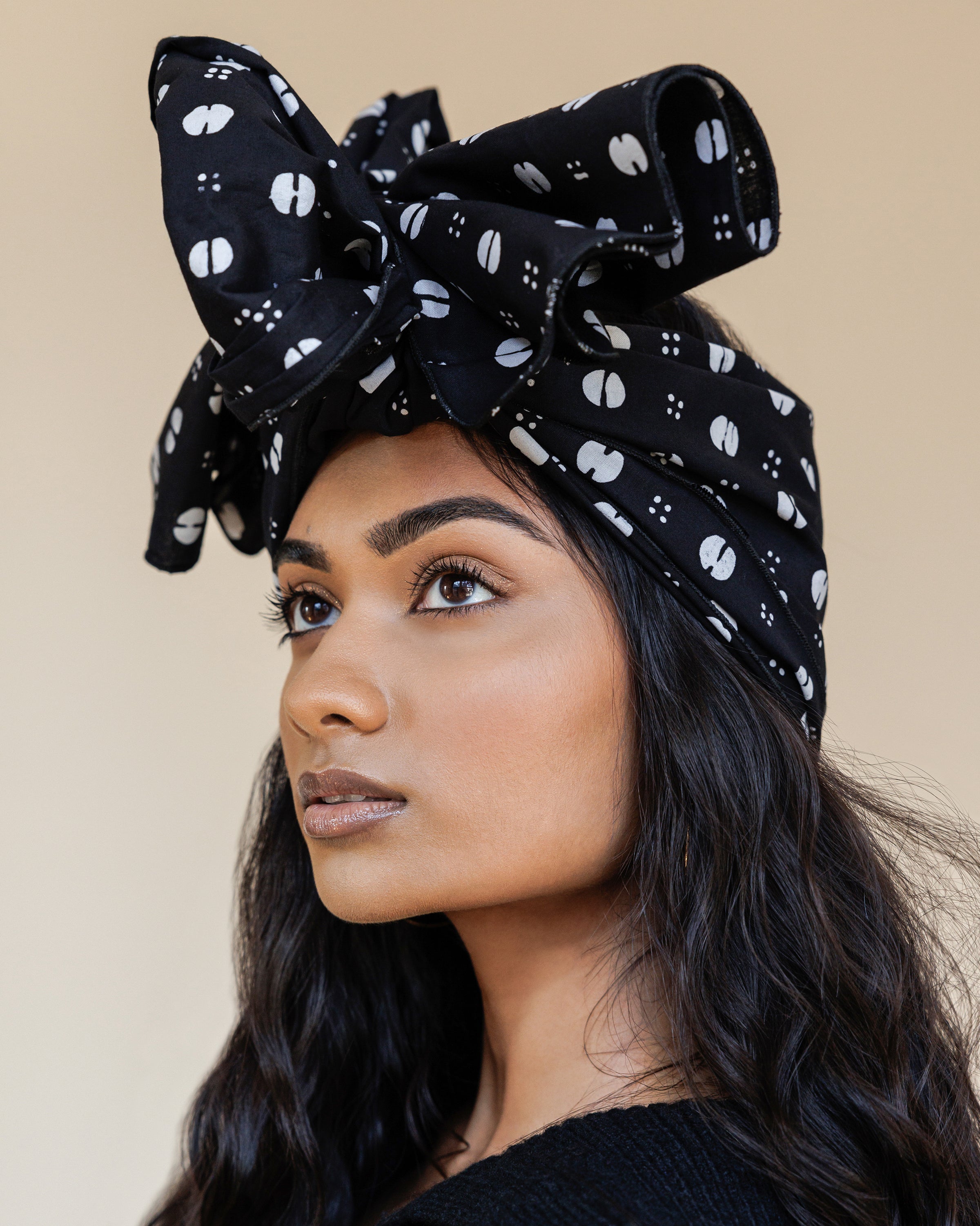 Batik Printed Head Wrap in Amisha