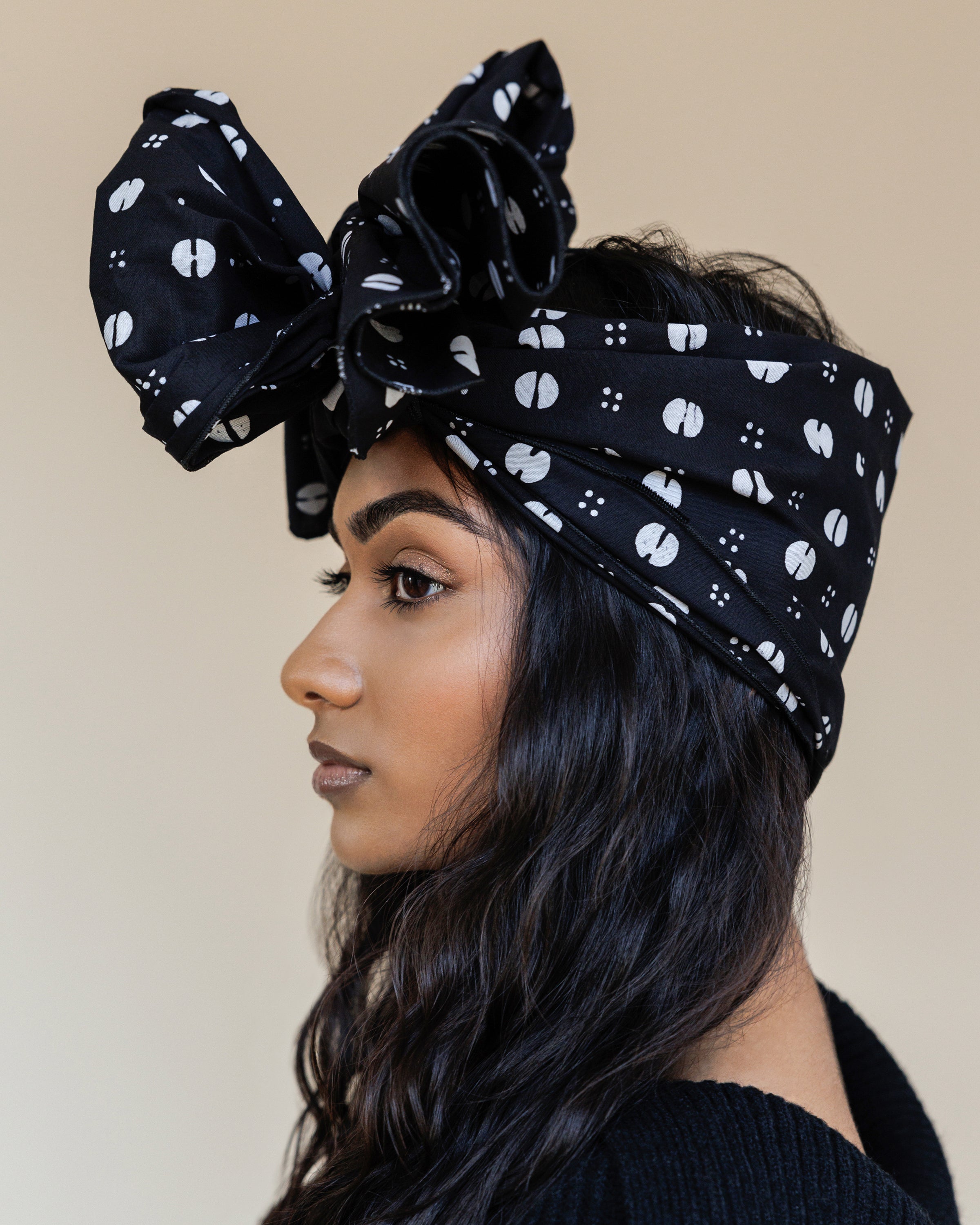 Batik Printed Head Wrap in Amisha