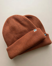 Duo of Adult + Child Beanie in Sienna