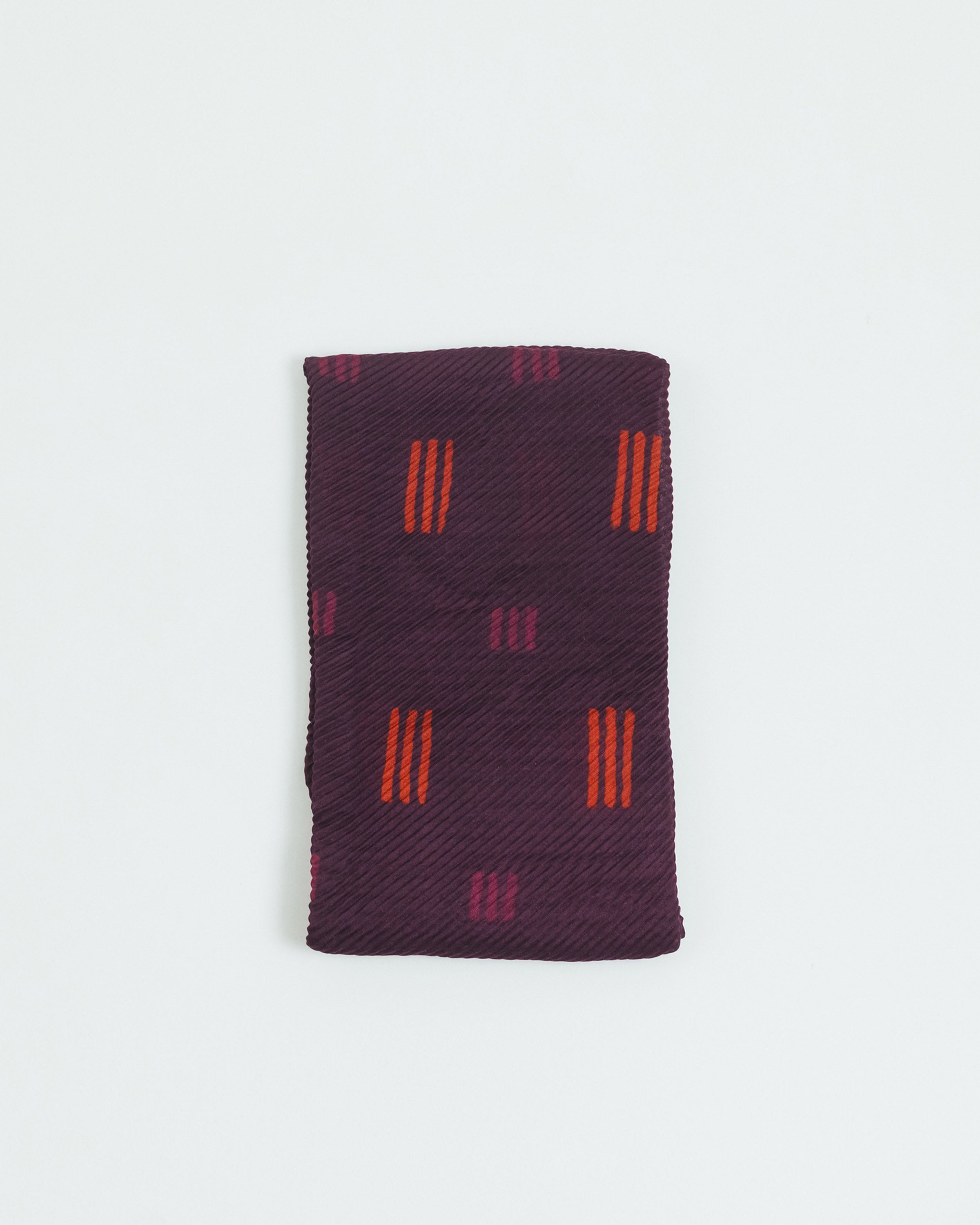 Printed Pleated Head Wrap in Yara