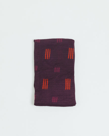Printed Pleated Head Wrap in Yara