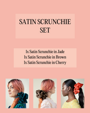 Satin Scrunchie Set