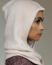 Satin Lined Balaclava in Cream