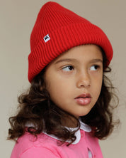 Duo Beanie in Cherry