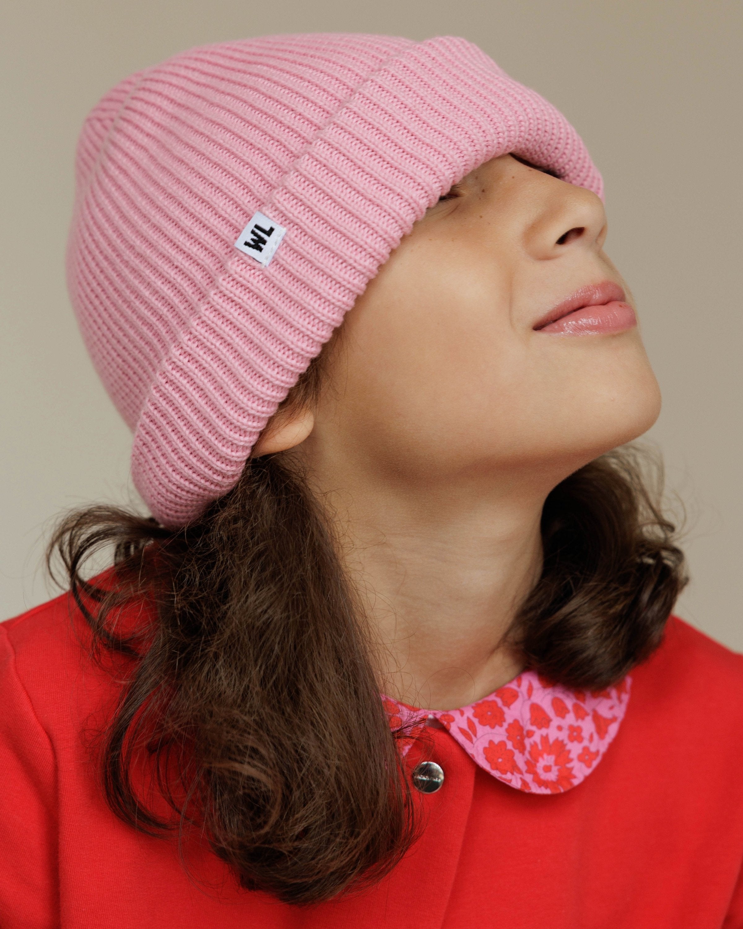 Satin Lined Beanie in Quartz-Kids