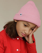 Satin Lined Beanie in Quartz-Kids