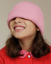 Satin Lined Beanie in Quartz-Kids