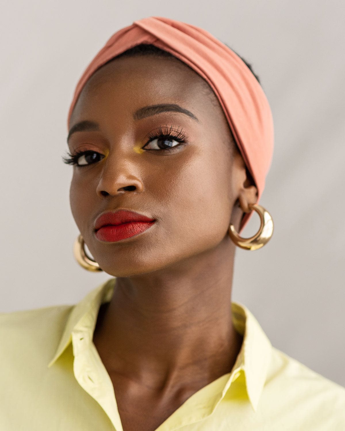 Last Chance Renew Turbanette in Soft Coral Pink Turbanette
