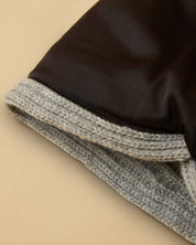 The Wrap Life Satin Lined Winter Turban in Pewter Grey Turban