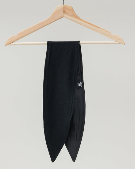 The Wrap Life Dainty Satin Lined Bandie in Onyx Black Bandie