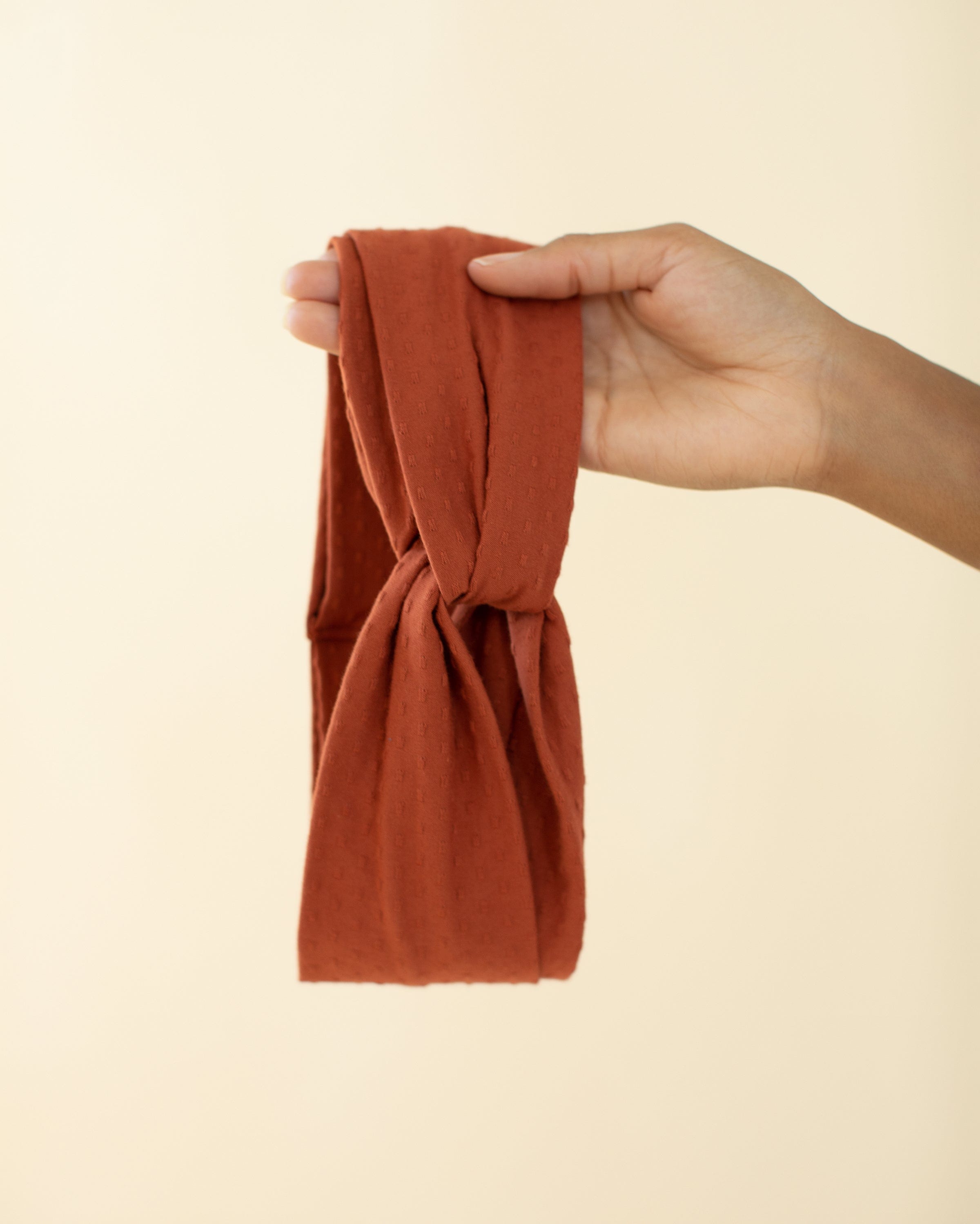 The Wrap Life Dainty Turbanette in Sienna Brown Turbanette