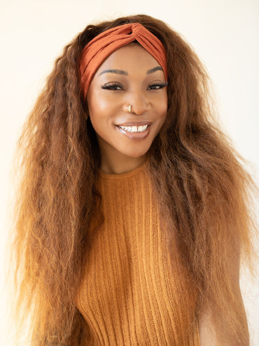 Dainty Turbanette in Sienna