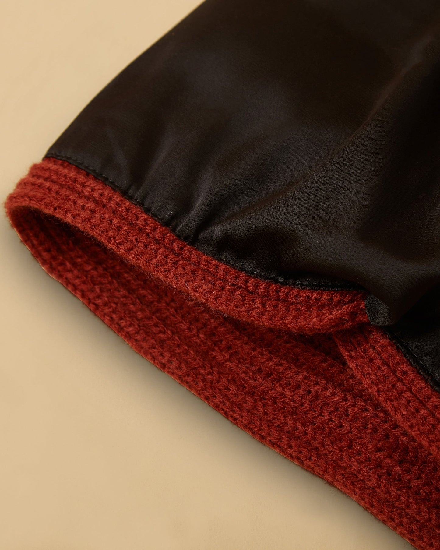 The Wrap Life Satin Lined Winter Turban in Sienna Red Turban