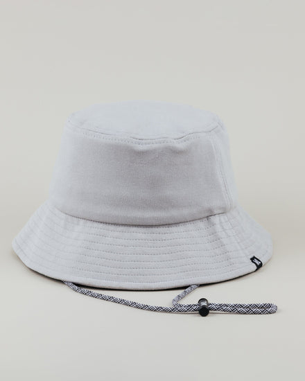The Wrap Life Solid Bucket Hat in Ash Grey Hat