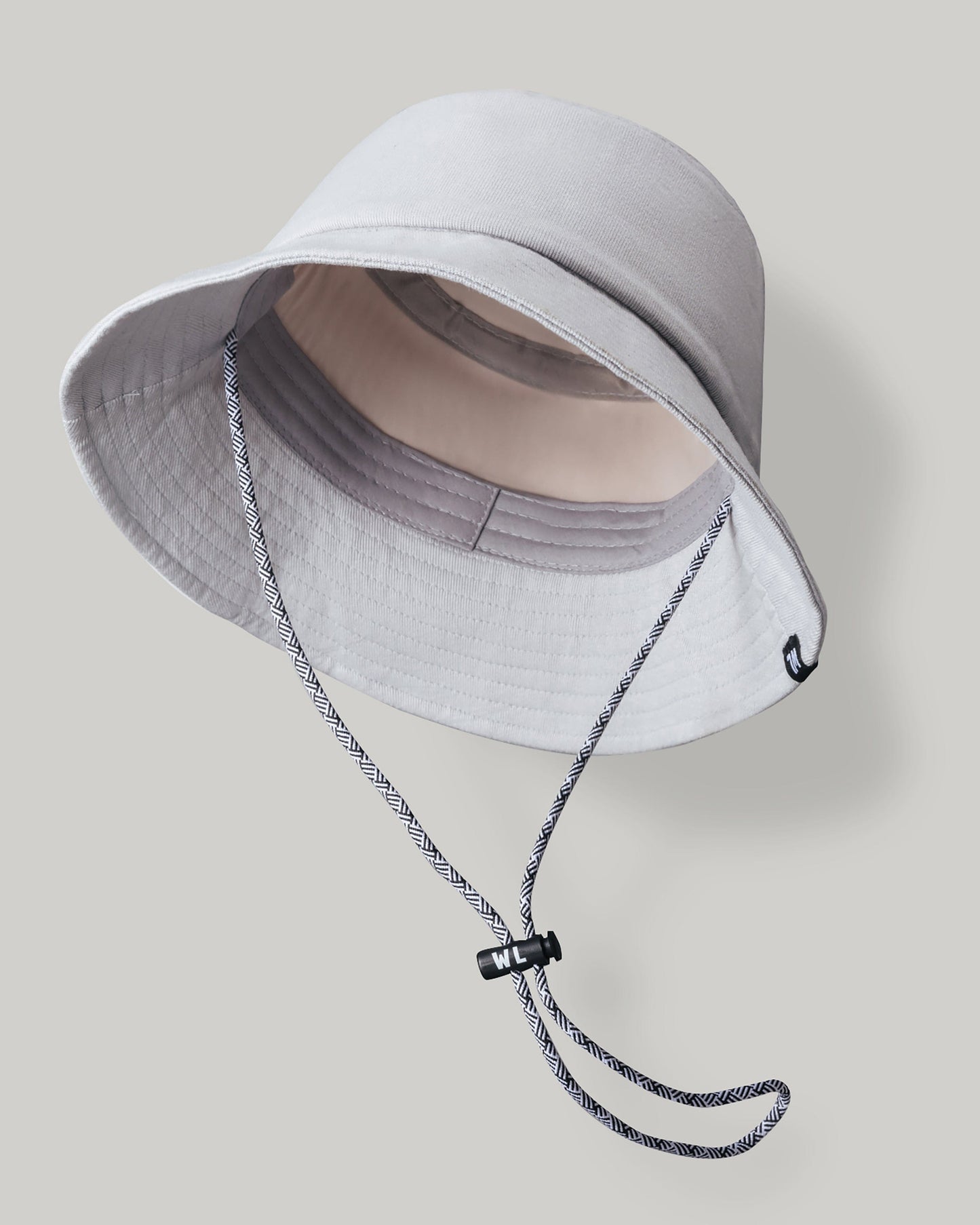 The Wrap Life Solid Bucket Hat in Ash Grey Hat