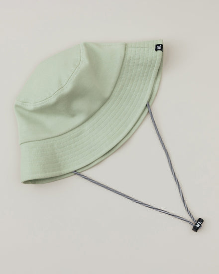 The Wrap Life Solid Bucket Hat in Sage Green Hat