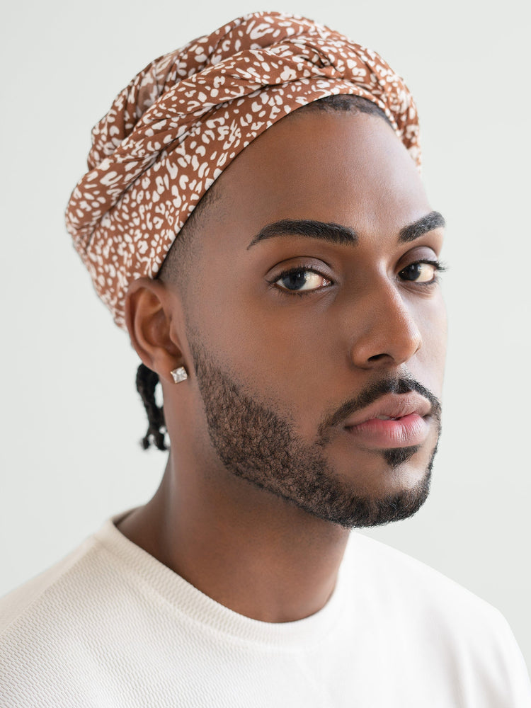 Whimsical Head Wrap in Toffee