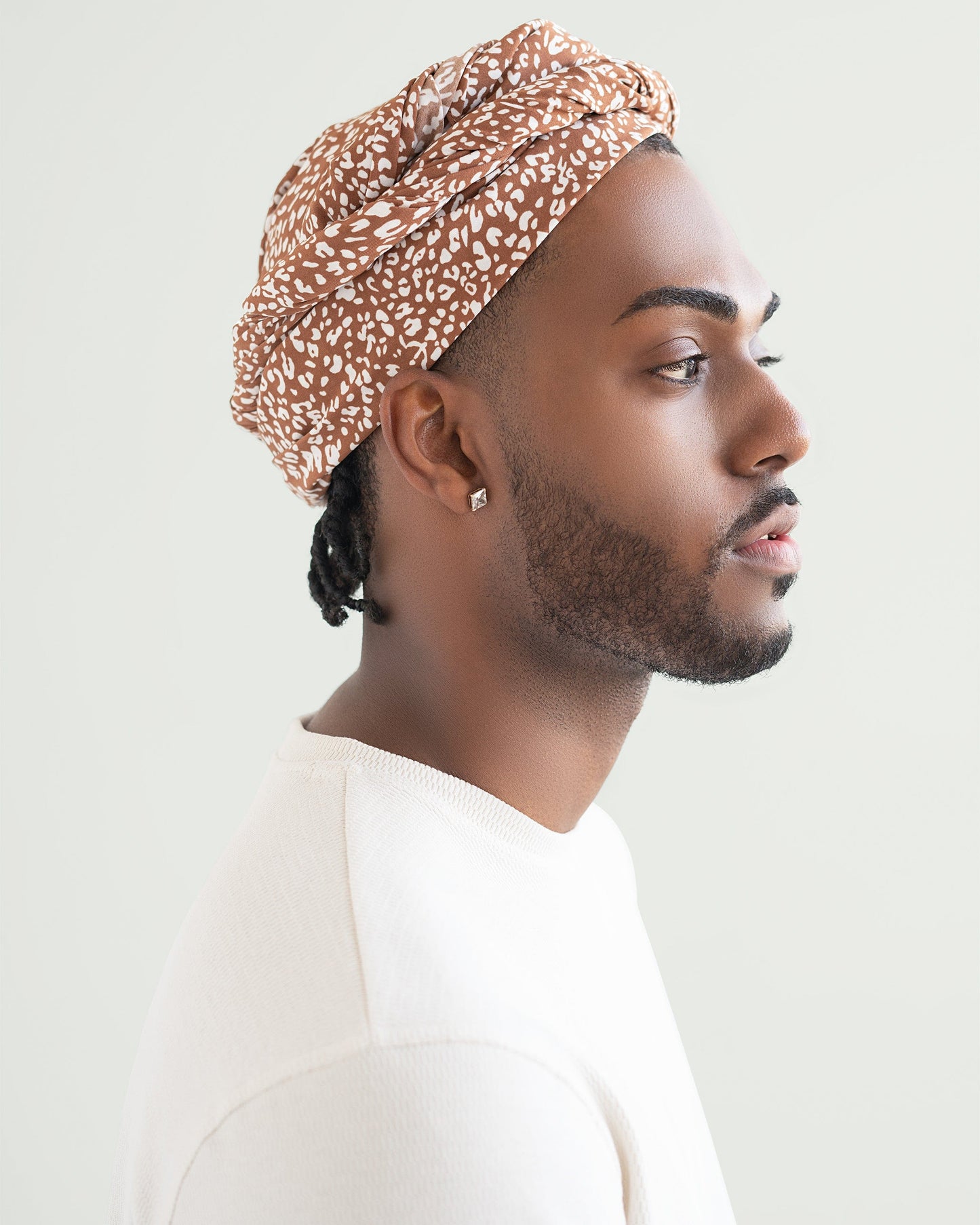 The Wrap Life Whimsical Head Wrap in Toffee Brown Head Wrap
